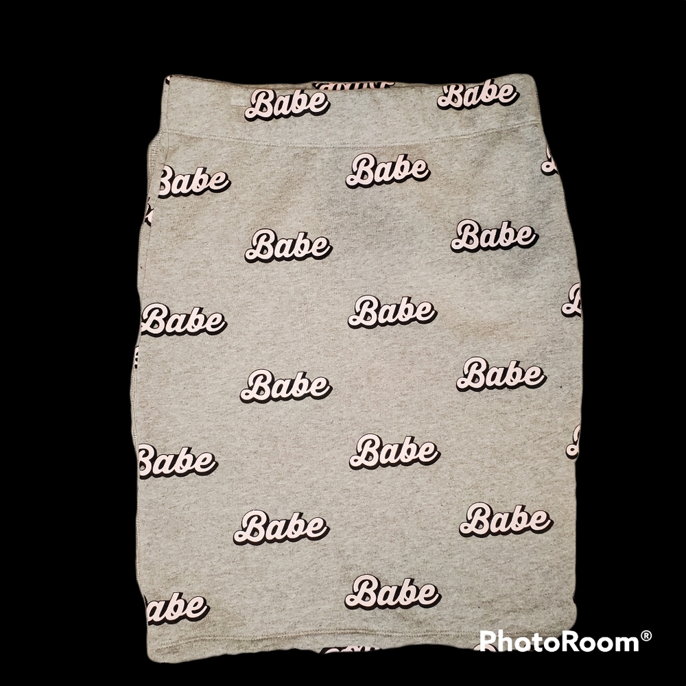 Forever 21 Babe Skirt, Gray, Medium - Picture 3 of 8